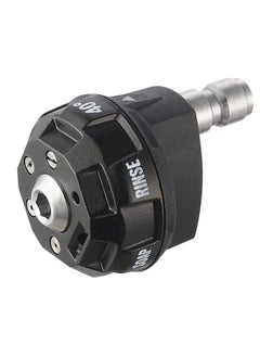 Excefore Pressure Washer Spray Nozzle, 6-in-1 Quick Change over and Adjustable, 1/4in Plug Connect Tips MAX 4000PSI for Pressure Washer  - Image 1