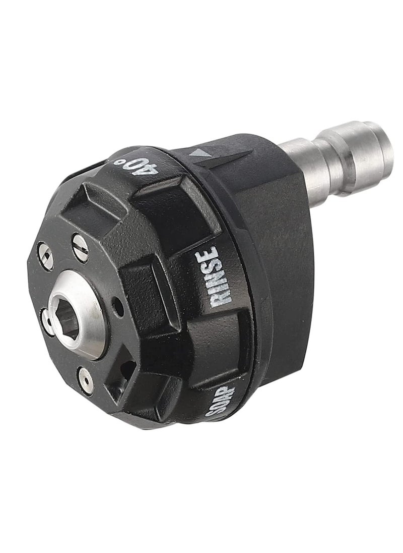 Excefore - Pressure Washer Spray Nozzle, 6-in-1 Quick Change over and Adjustable, 1/4in Plug Connect Tips MAX 4000PSI for Pressure Washer - Image 1