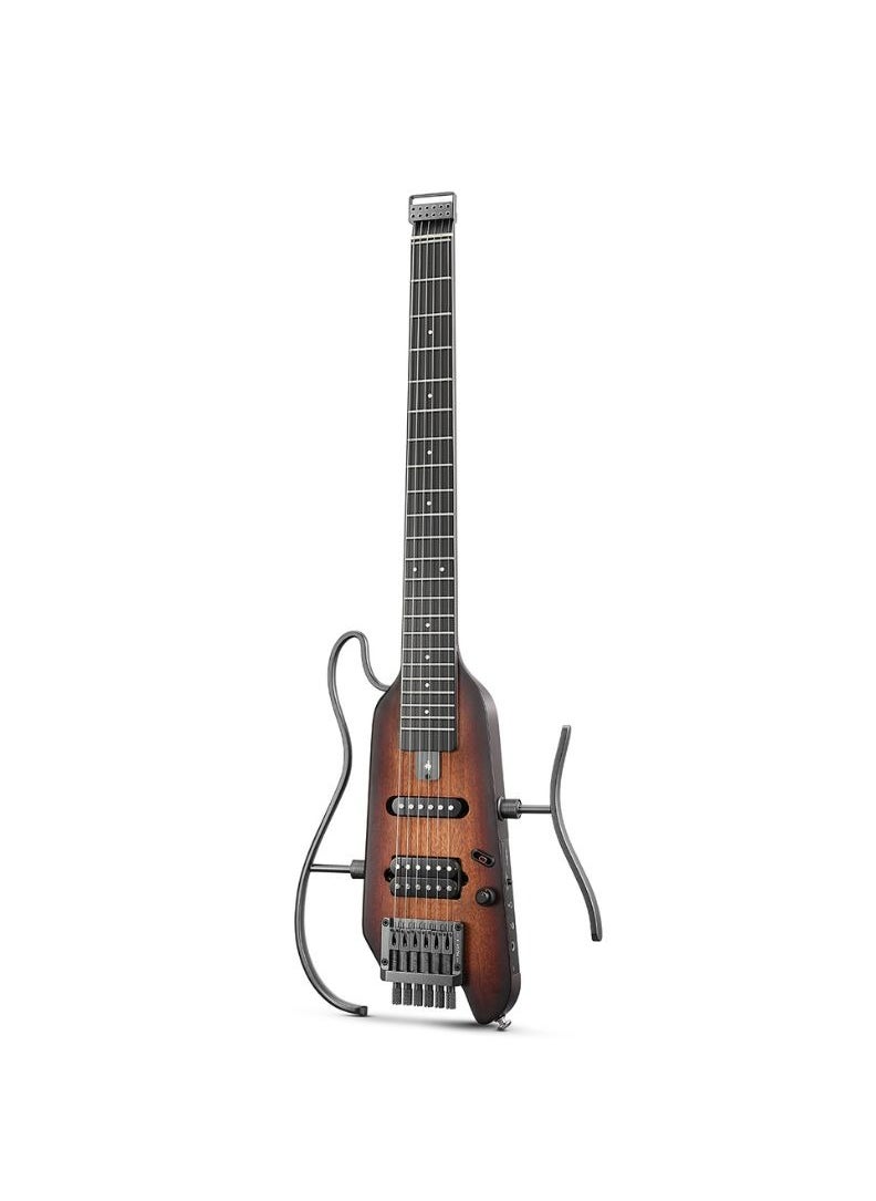 Donner - Donner HUSH-X Electric Guitar-Natural - Image 1