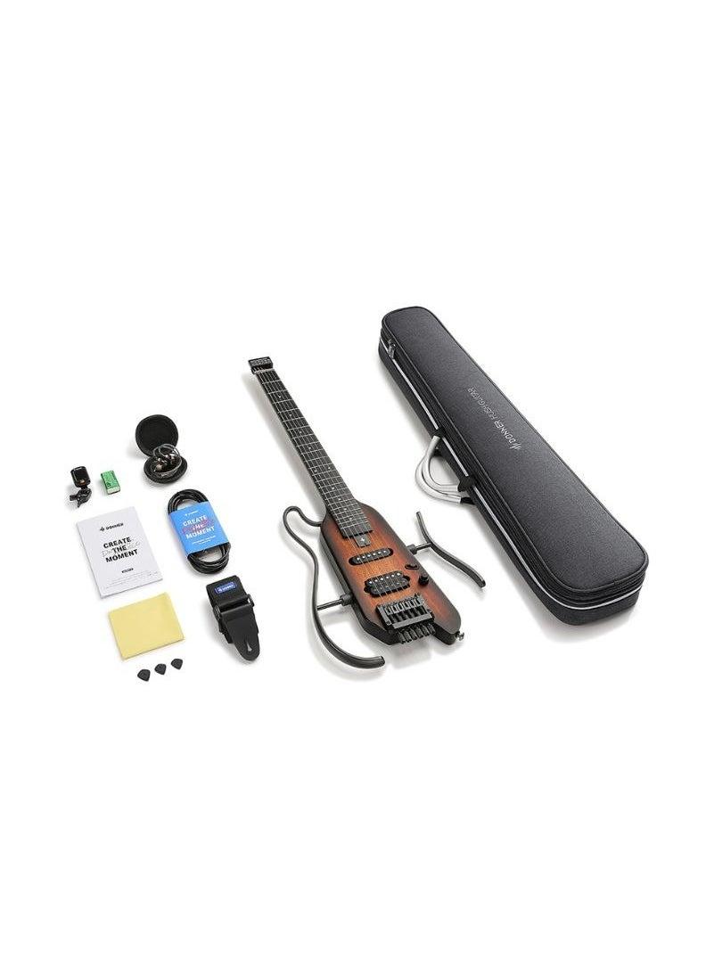 Donner - Donner HUSH-X Electric Guitar-Natural - Image 1