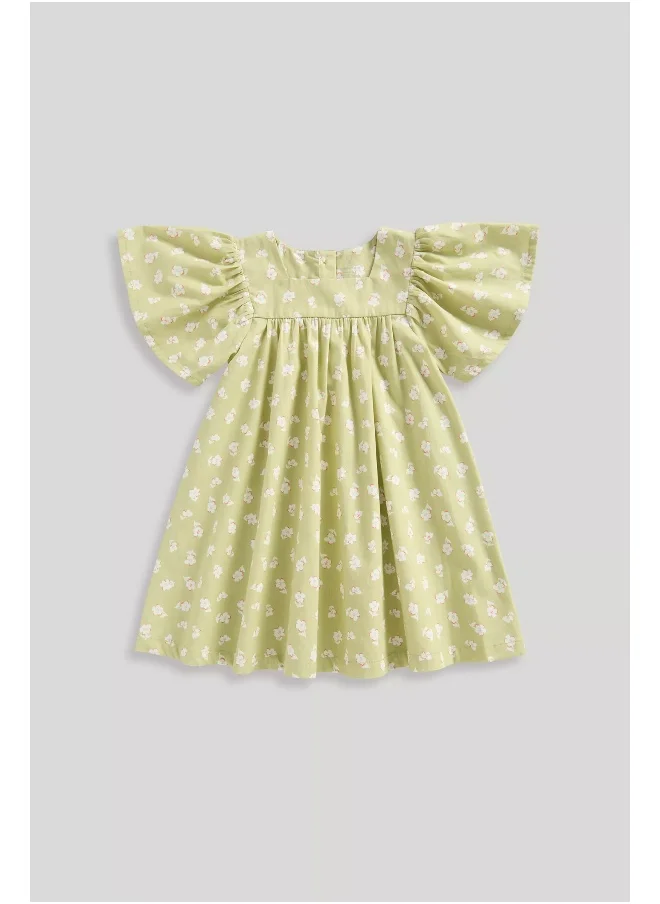 mothercare Green Floral Dress