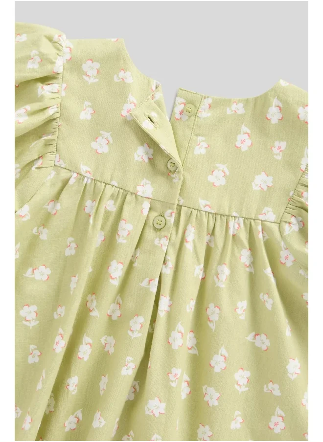 mothercare Green Floral Dress