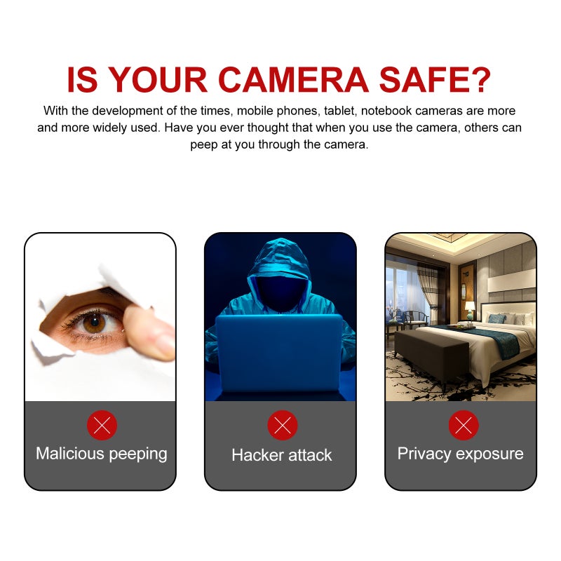 Webcam Shield, Daily Use Privacy Guard for Computer Phone Tablet, Portable Design - Image 4