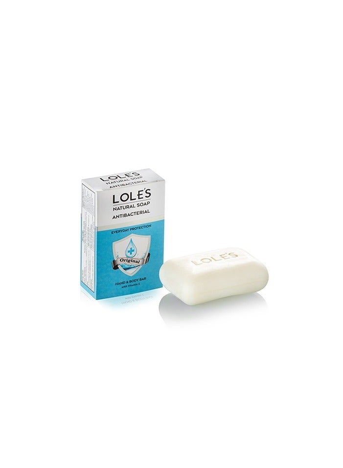 Lole's Antibacterial Hand & Body Original Soap with Vitamin E, Pack of 3 x 100g - Image 3