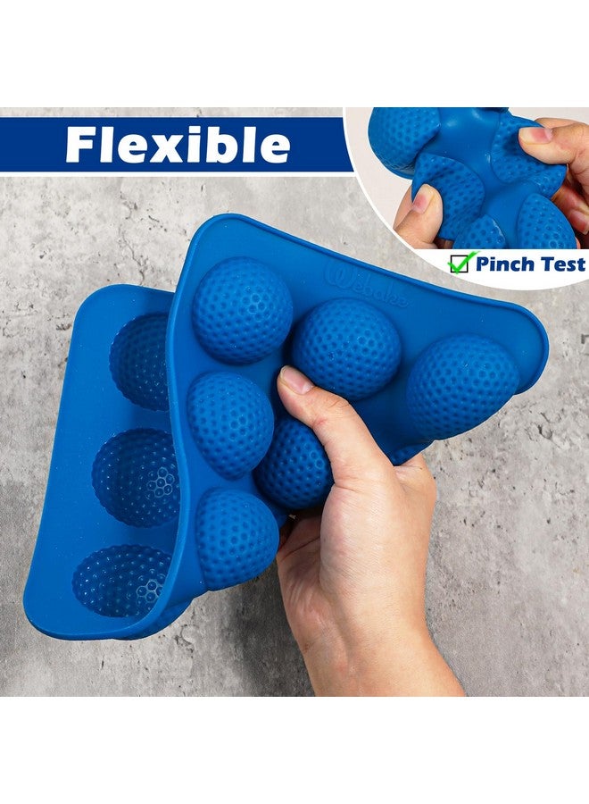 Webake Golf Ball Chocolate Molds, Silicone 12-Cavity Mold for Cake Decorations, Hot Chocolate Bomb, Candy (Pack of 2) - Image 5