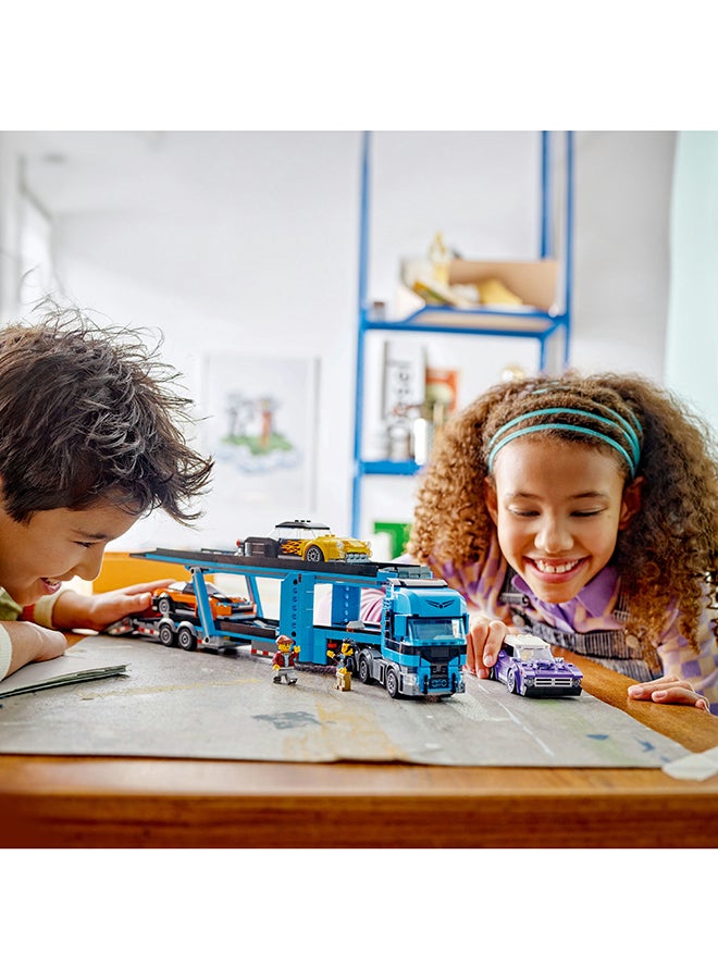 LEGO City Car Transporter Truck with Sports Cars 60408 (998) Pieces - Image 3