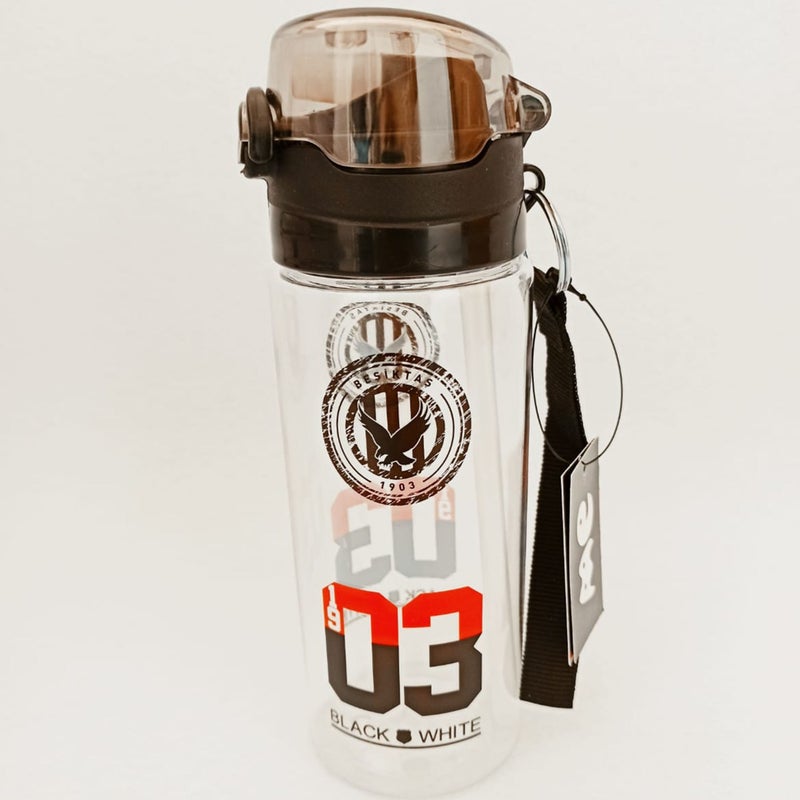 Plastic Water Bottle 500 Ml Black-Red 22389