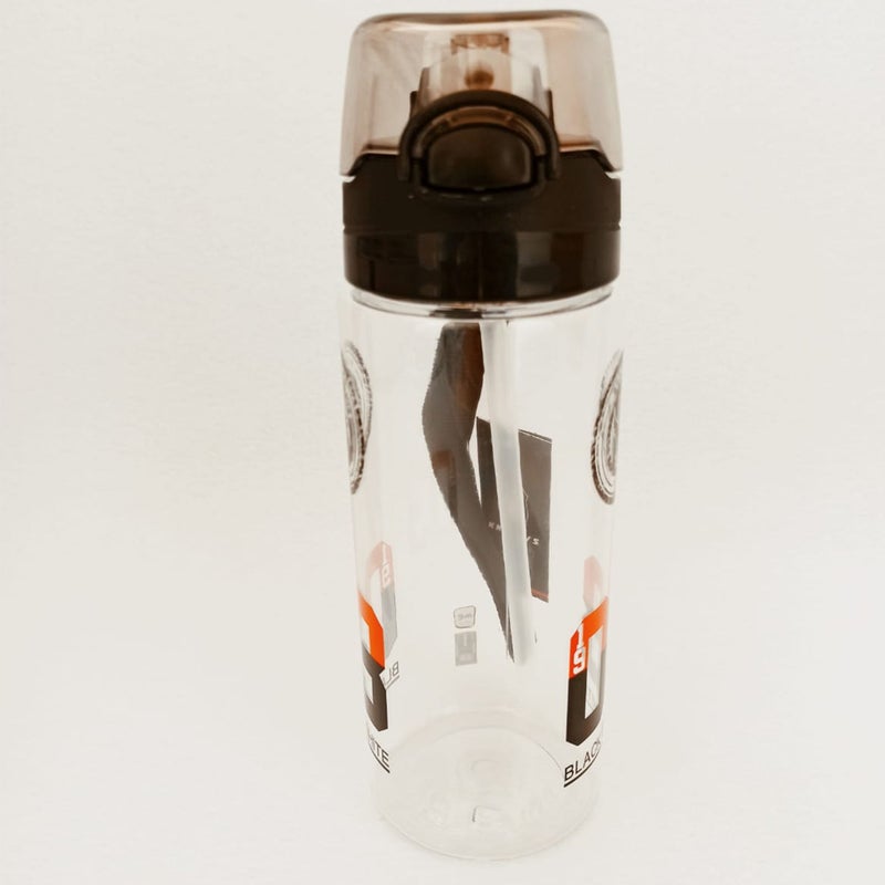 Plastic Water Bottle 500 Ml Black-Red 22389