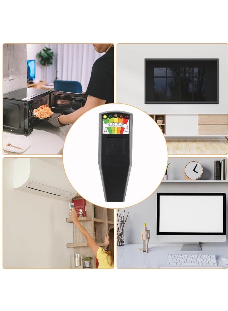 EMF Meter, 5 LED Magnetic Field Detector, K2 Digital Ghost Detecto, Handheld EMF Meter for Office, Home, Ghost Hunting, 50Hz-20,000Hz, Black - Image 5