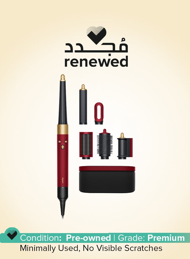 dyson Renewed - Airwrap i.d. Multi-Styler And Dryer Straight+Wavy Red Velvet Gold - Image 1