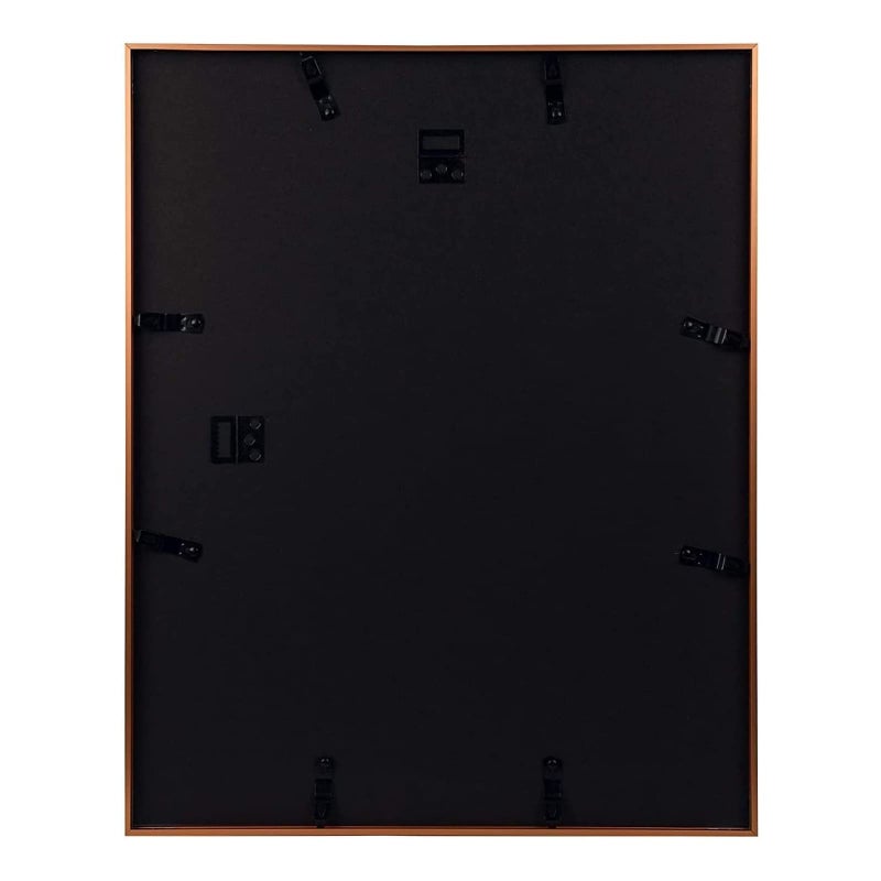 Frametory, 16x20 Metal Picture Frame with Mat for 11x14 Picture & Real Glass, Aluminum Photo Frame Collection (Rose Gold, 1 Pack) - Image 4