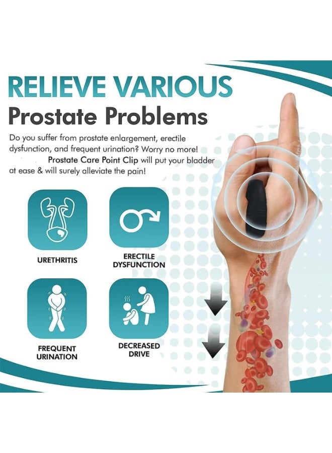 SYOSI Prostate Care Point Clip for Prostate Health Acupressure Hand Pressure Point Clip for Natural Relief of Prostate Discomfort Easy to Use and Portable (1) - Image 2