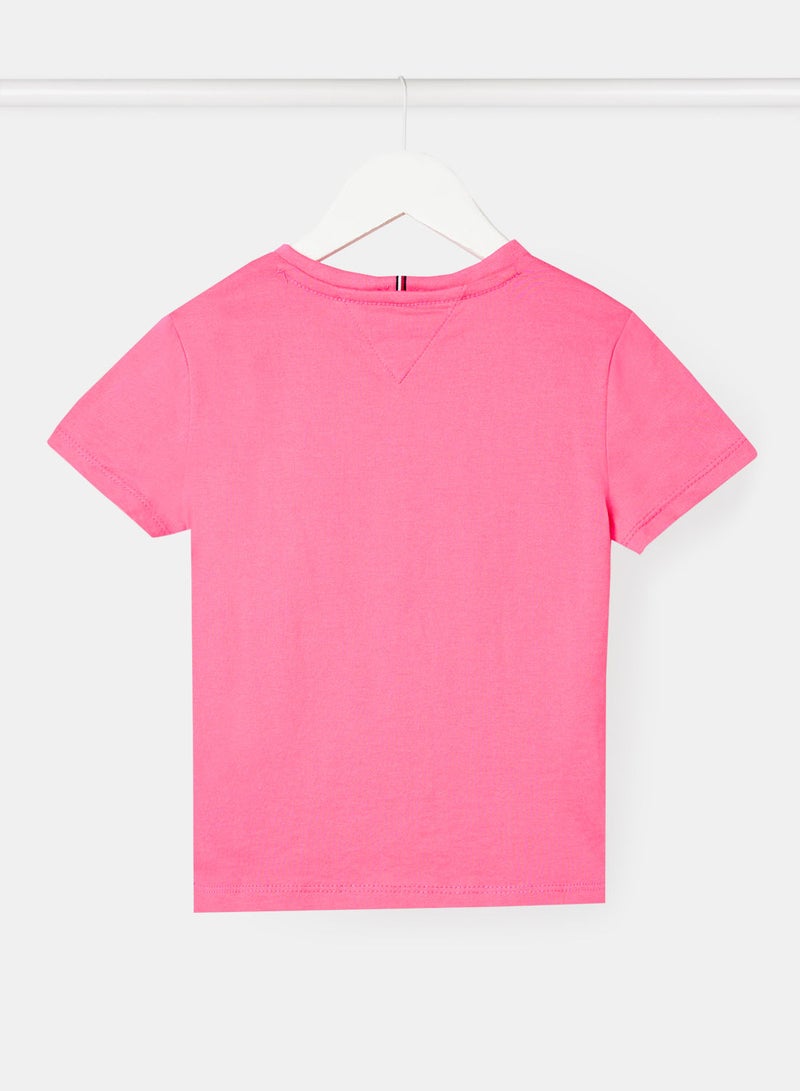 Girls NYC Logo Print T-Shirt