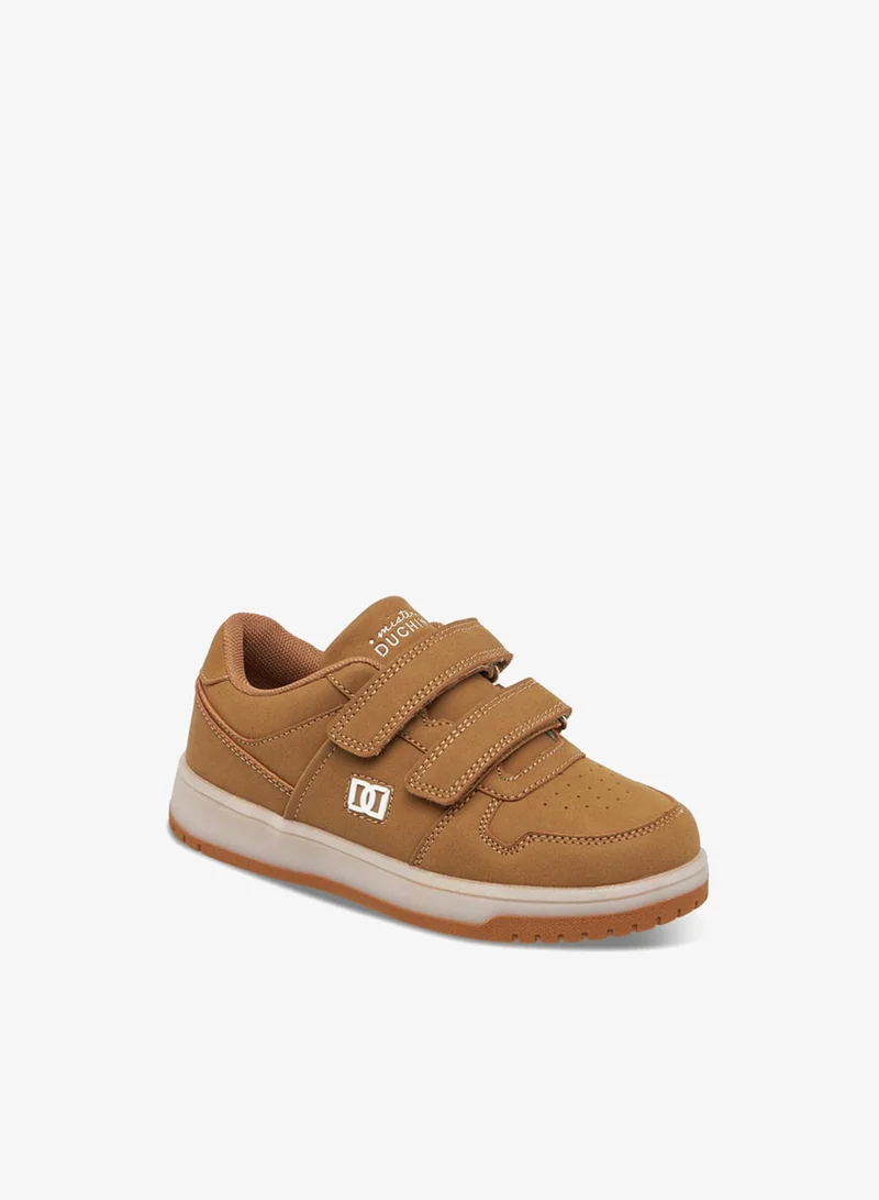 Mister Duchini Boys Panelled Sneakers with Hook and Loop Closure