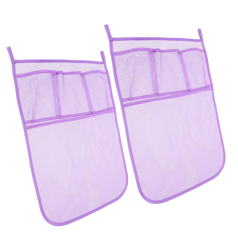 2pcs Bathroom Bathtub Plaything Organizer Bath Plaything Mesh Bags Bathroom Hanging Mesh Bag Baby Bath Toy Storage Bath Toy Net For Tub - Image 1