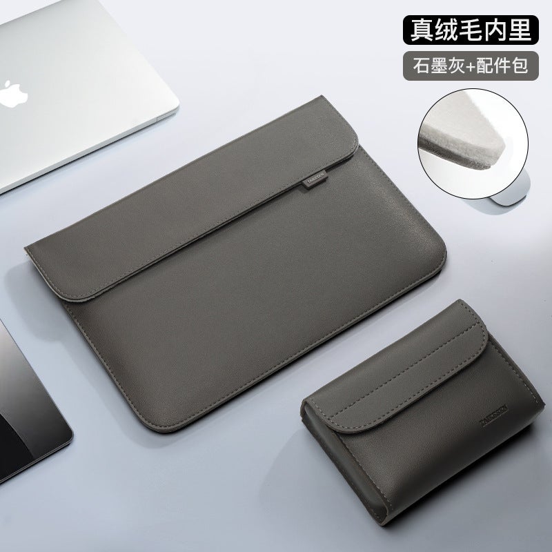 Thick Velvet Laptop Liner Bag 14-Inch Suitable For Lenovo Apple Macbook Air13.3 Huawei 16.1Pro1 - Image 1