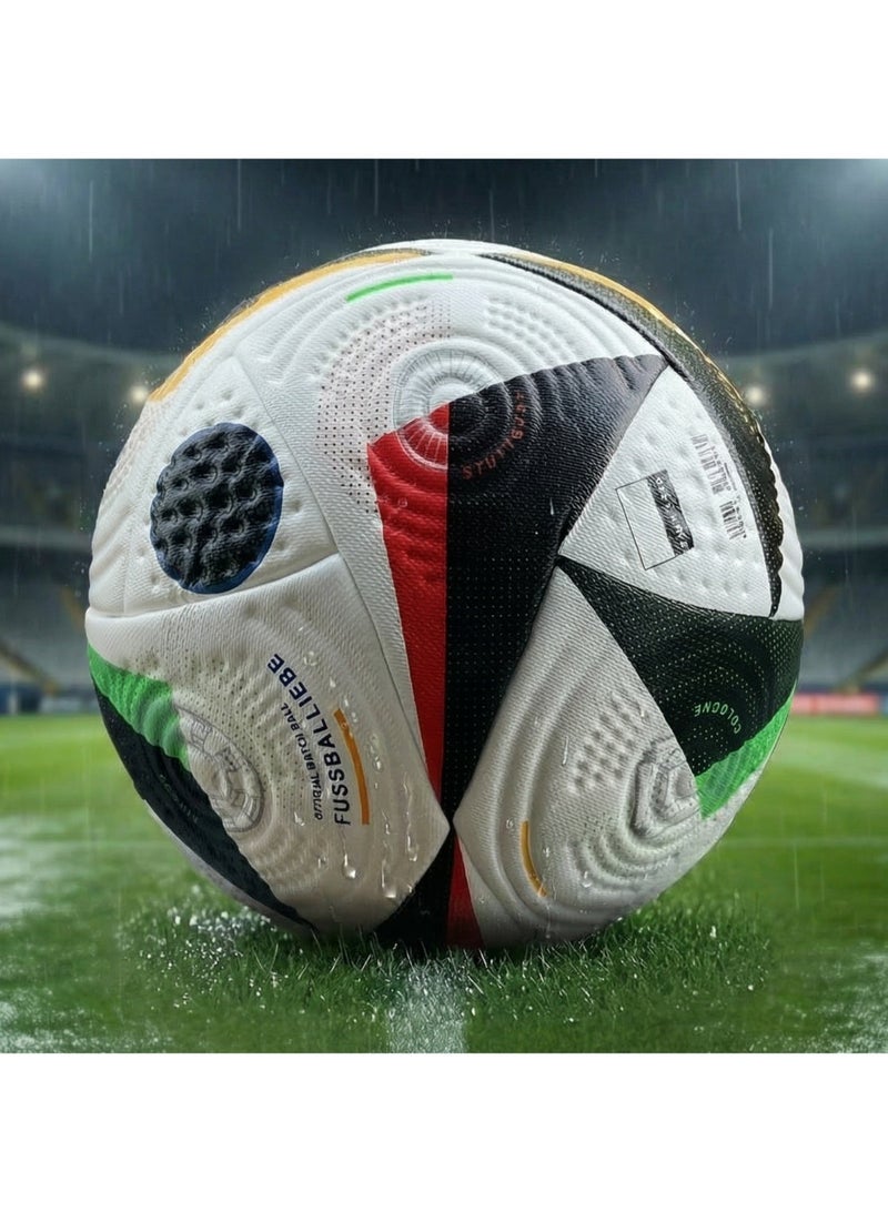 Football Soccer Ball | Eur 2024 Ball | With Air | Thermal Bonded | Eur 2024| Size 5 - Image 3
