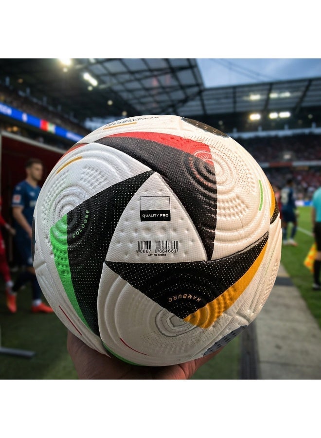 Football Soccer Ball | Eur 2024 Ball | With Air | Thermal Bonded | Eur 2024| Size 5 - Image 5