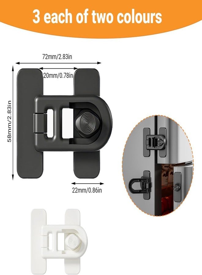 HENIJ Child Safety Cabinet Locks - Baby Proof Latches for Refrigerator, Oven & Drawers, Durable Childproof Locks for Home, Daycare & Kindergarten (White (PackOf 8)) - Image 3