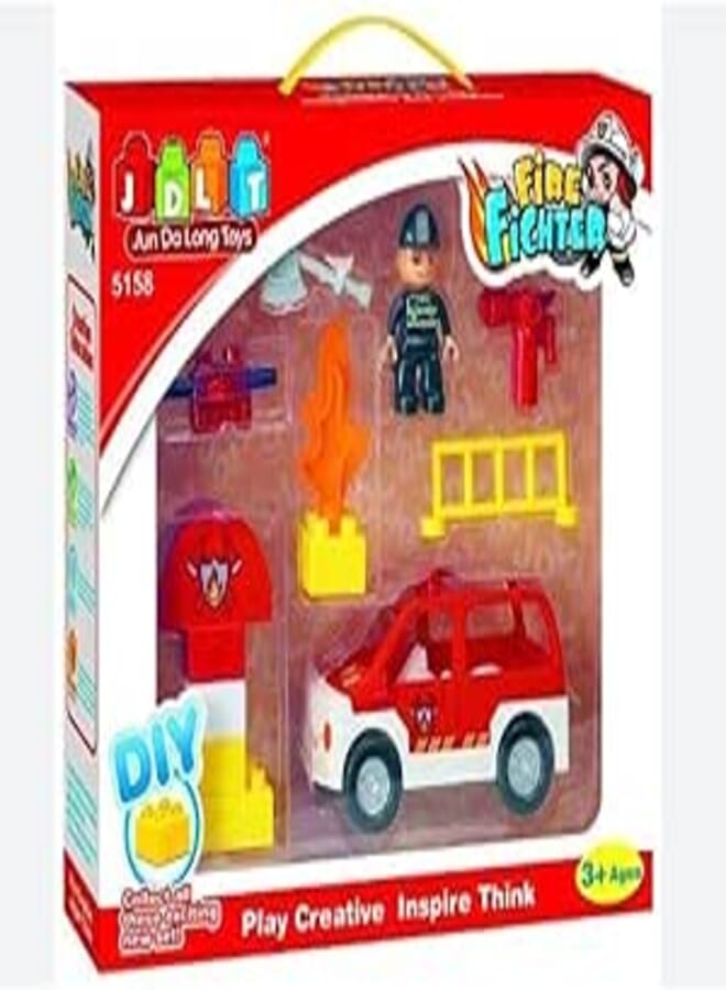 JDLT Blocks Fire DIY Set 5158