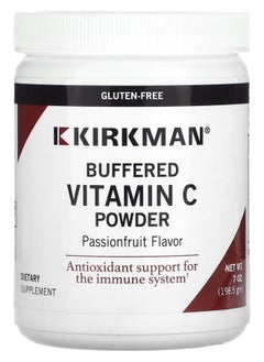 Kirkman Labs Buffered  Vitamin C Powder Passionfruit 7 oz (198.5 gm) 