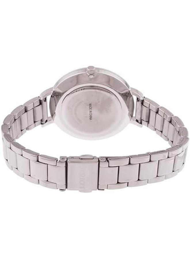 لوراس ساعة يد انالوج كوارتز ستانلس ستيل بمينا أشعة الشمس باللون الأزرق الداكن للنساء Rg299Sx9 - Image 2