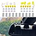 Snmzlc 60 Pcs Cute Sprites Car Rearview Mirror Accessories chick duck car mirror decor hanging Funny dashboard decorations Gifts US211 - Image 2