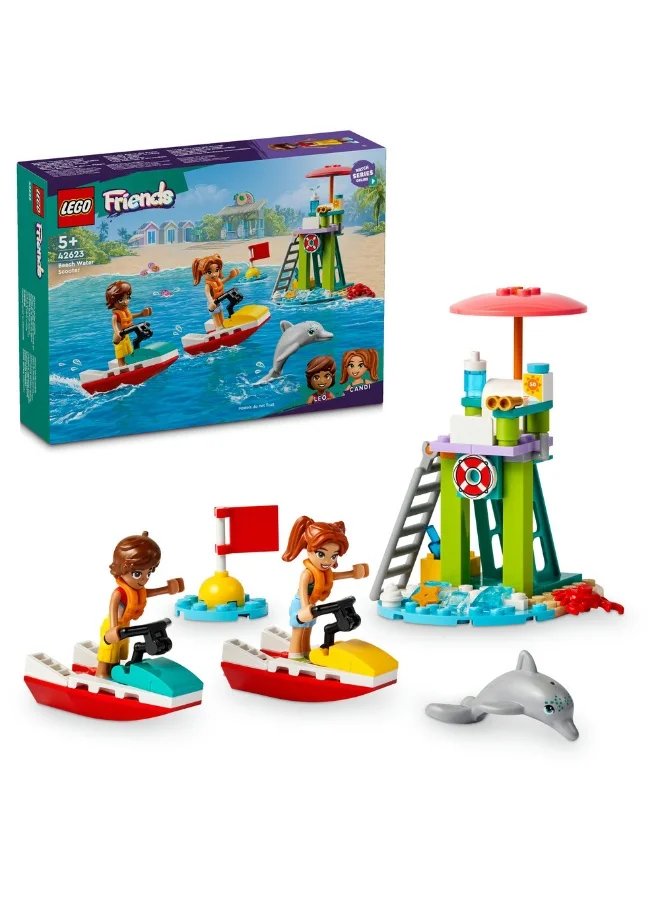 LEGO Friends Beach Water Scooter Lifeguard Toy 42623 (84) Pieces