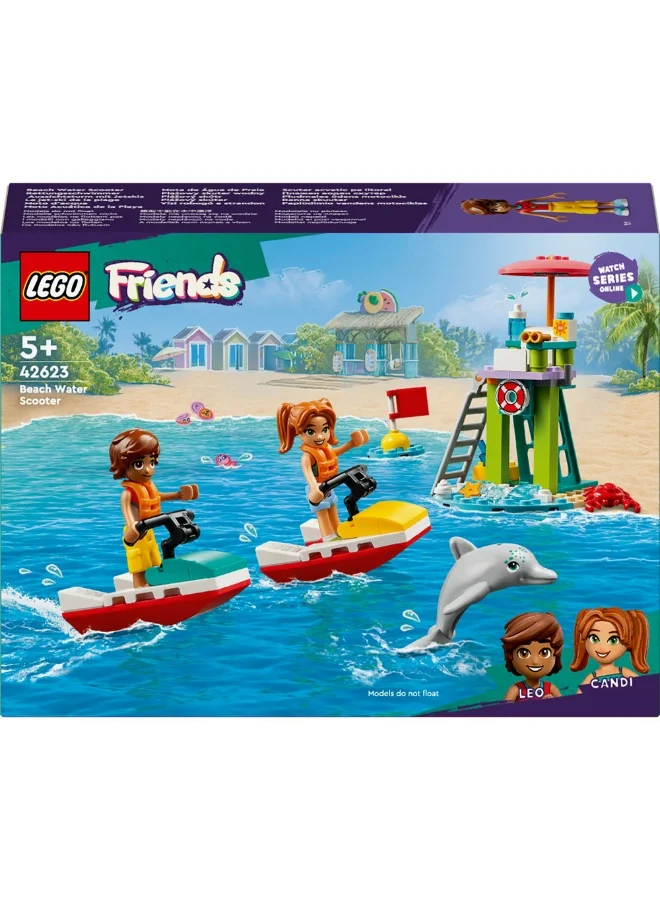 LEGO Friends Beach Water Scooter Lifeguard Toy 42623 (84) Pieces