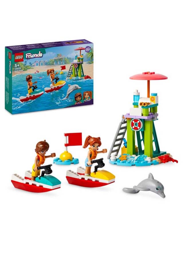 LEGO Friends Beach Water Scooter Toy Minidoll Set 42623 (Age 5+, 84 Pieces) - Image 1