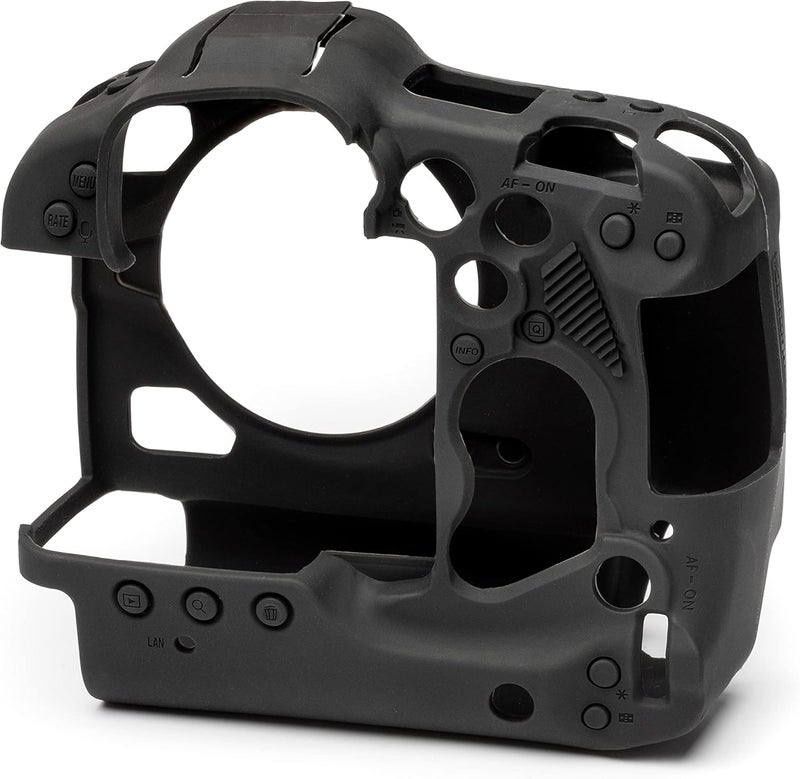 Easycover Silicone Camera Case Protection for Canon R3 - Black - Image 2