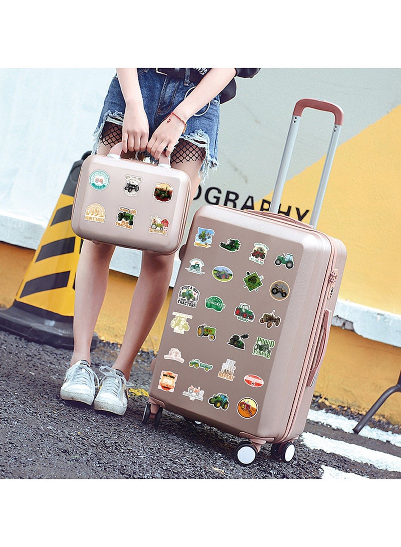 قوس قزح أورينبو 50 قطعة من ملصقات الجرارات للسيارات لأجهزة الكمبيوتر المحمولة ووسائل النقل الرائعة وملصقات الفينيل المقاومة للماء للمراهقين والبالغين وزجاجات المياه ودفتر القصاصات والدراجات النارية وخوذة التزلج - Image 4