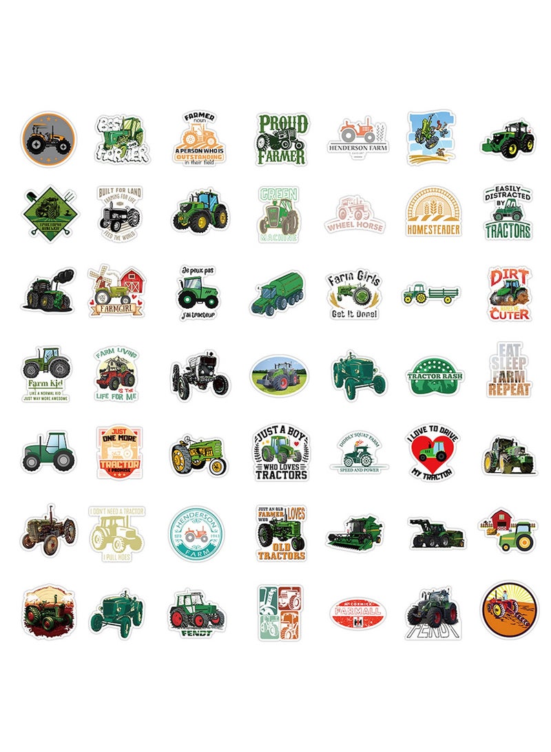 قوس قزح أورينبو 50 قطعة من ملصقات الجرارات للسيارات لأجهزة الكمبيوتر المحمولة ووسائل النقل الرائعة وملصقات الفينيل المقاومة للماء للمراهقين والبالغين وزجاجات المياه ودفتر القصاصات والدراجات النارية وخوذة التزلج - Image 3