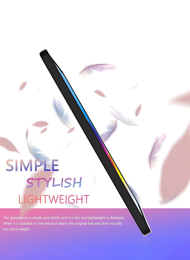 دبليو تيك سامسونج جالاكسي تاب S10 FE 2025 (10.9 بوصة) غطاء جراب سيليكون سائل ناعم ممتاز (MCRPSN) - أسود - Image 5