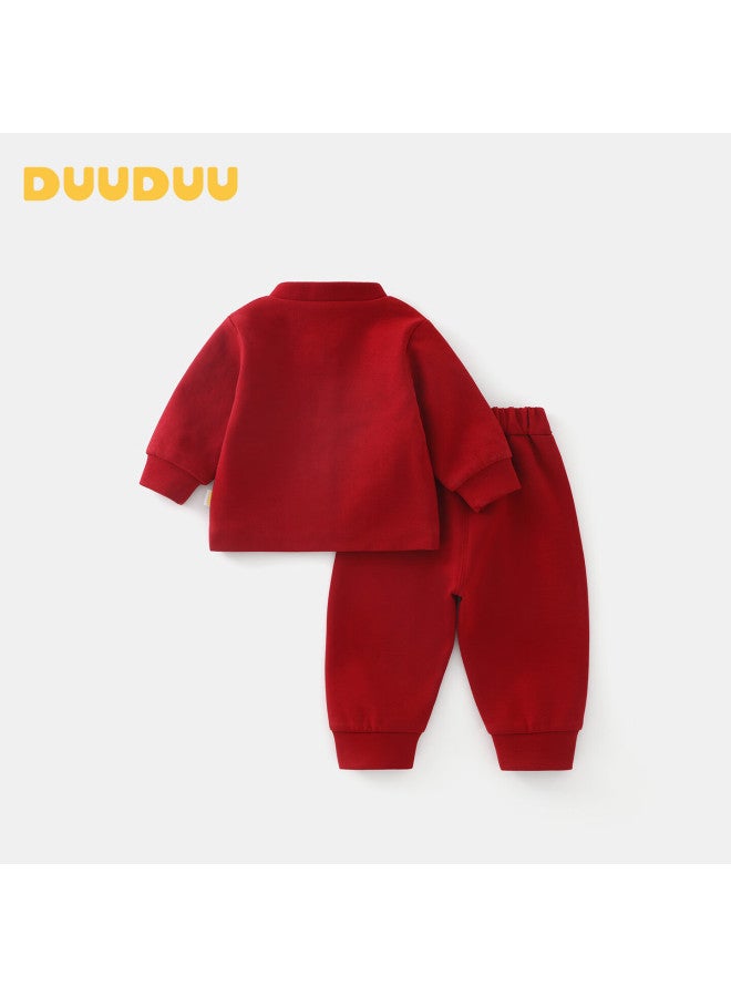 Duuduu Kids Traditional Chinese Style Outfit Boys Girls Baby Tang Suit New Chinese Mid-autumn Kindergarten Performance Costume Lucky Lion 73 - Image 2