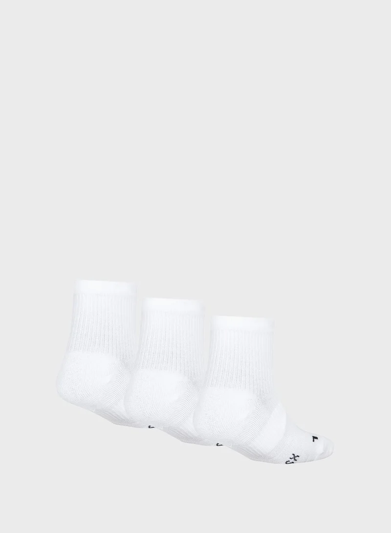 Nike Kids 3 Pack Multiplier Quarte Socks
