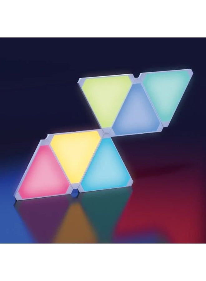 Cololight Smart Gaming Lights, Wall Lights For Bedroom Can No Sound MUSic Sync, Gaming Setup Triangle Lights With 6 Connection Slots For Gaming Room Decor - Image 1