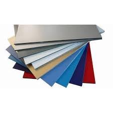 Generic 30mm ACP Aluminium Composite Panel Board Sheets For Students One Side Colour Both Side Silver Aluminum Layer 12x12 Inches  - Image 2