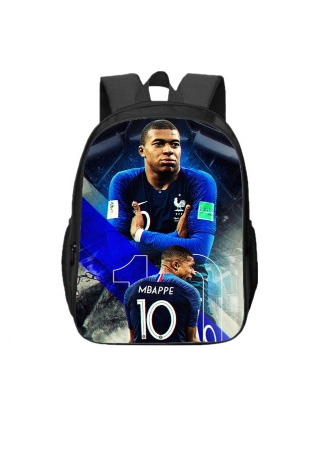 general Backpack MBAPPE Soccer Backpack Large Capacity Casual Backpack for Boys Girls Fans - Image 1