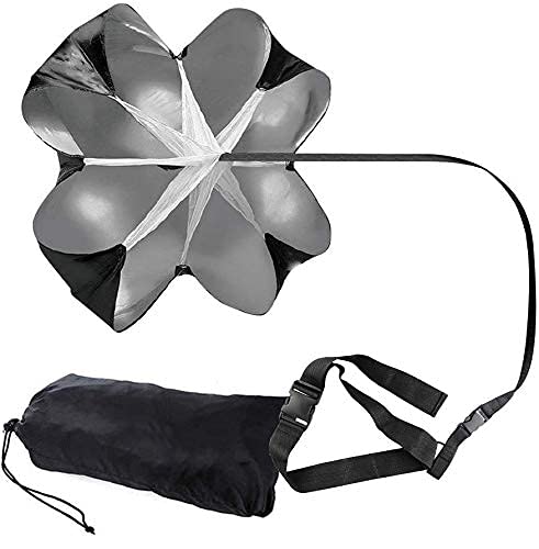 KEYPOWER Running Speed Training 56" Parachute with Adjustable Strap Speed Chute Resistance Running Parachute for Adults - Image 5