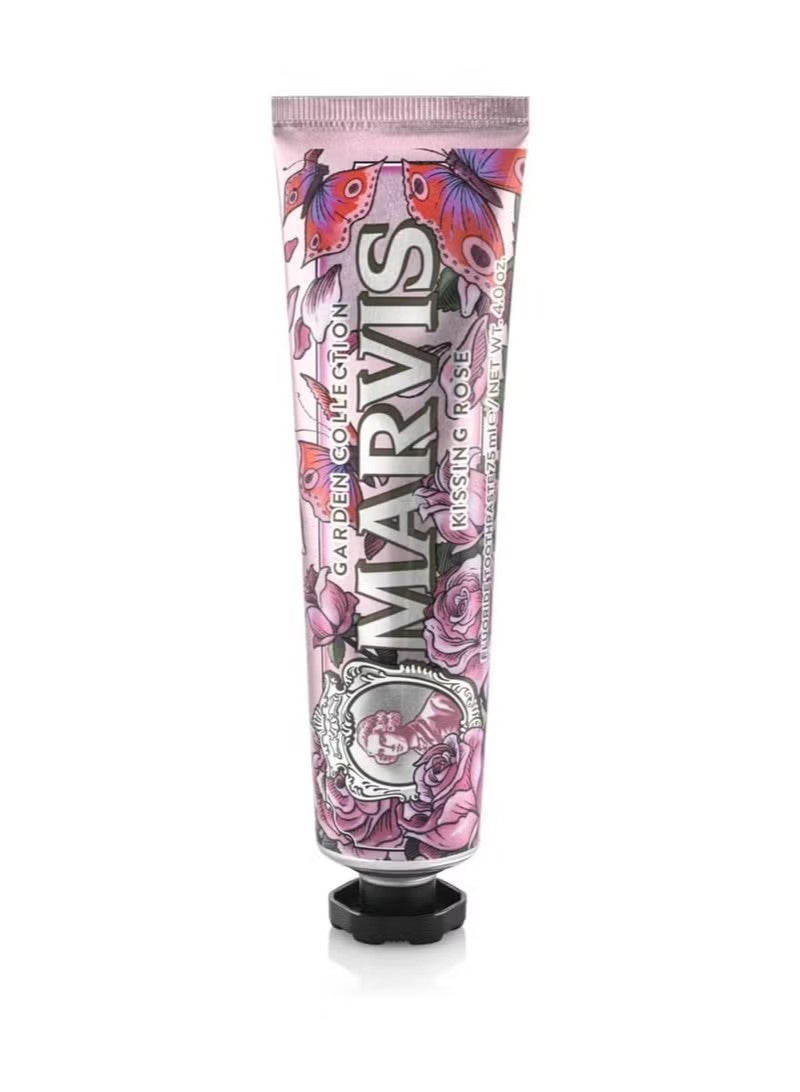 Marvis Garden Collection Kissing Rose Limited Edition Toothpaste, 75 ml, Sensational Flavored Toothpaste for a Long-Lasting Freshness - Image 3