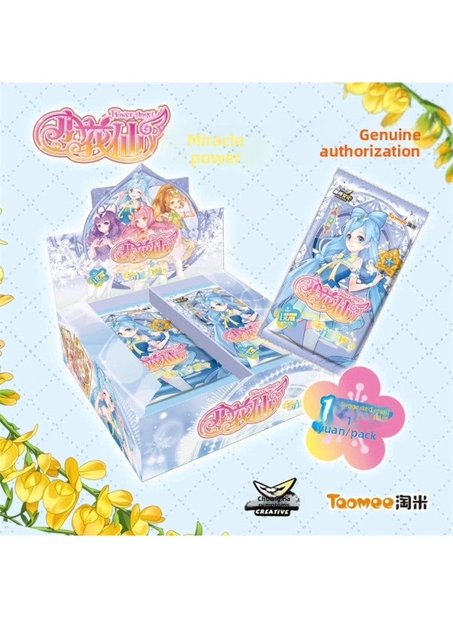 Genuine Small Flower Fairy Card Rice Fairy King Contract Card Princess Girl Miracle Power Collection Card Wholesale