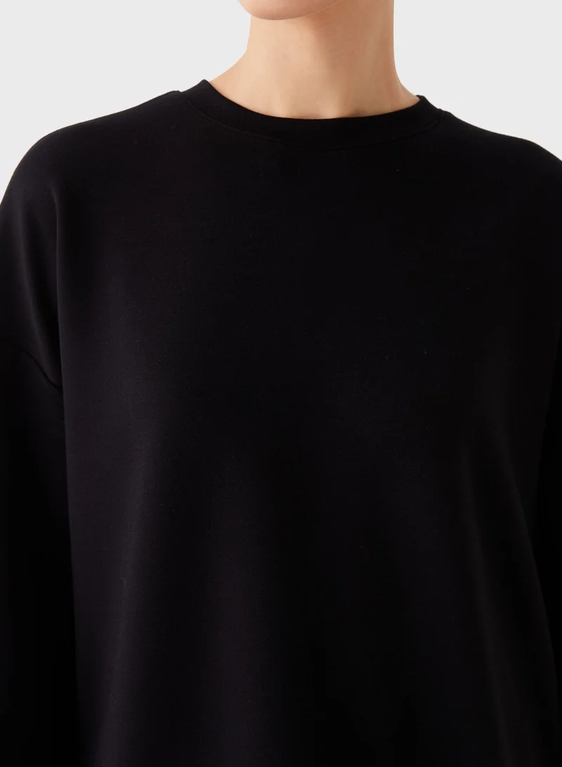 LC WAIKIKI Crew Neck Oversized Tunic