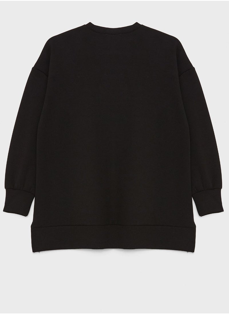 LC WAIKIKI - Crew Neck Oversized Tunic - Image 1