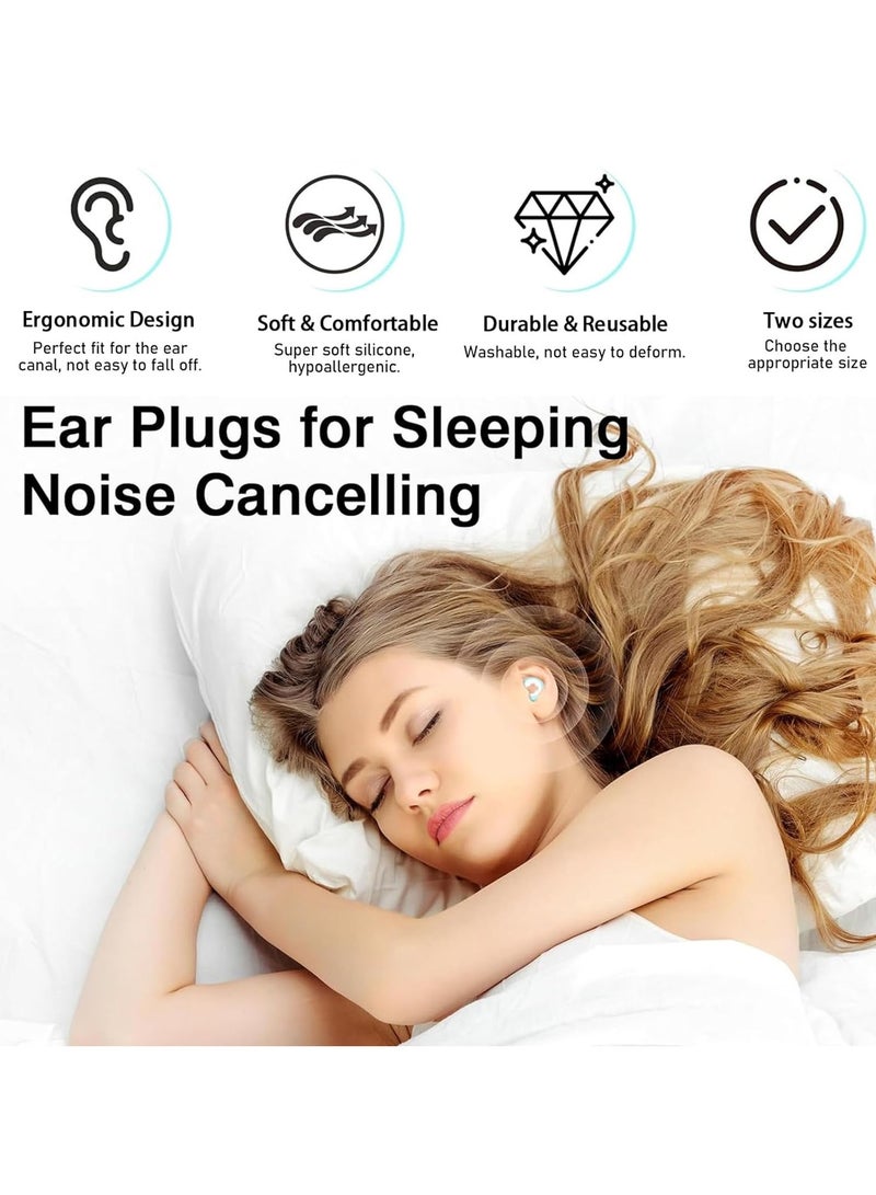 ToolHouse Silicone Noise Cancelling Earplugs with Replaceable Ear Plugs, Swimming Earplugs, Reusable Sleeping Earplugs for Sleeping, Working, Studying, Travelling and Swimming  - Image 4