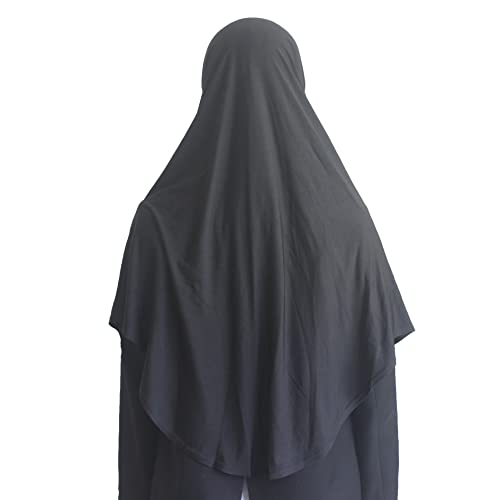 Modest Beauty Plain Hijab for Women Muslim Headscarf Islamic Scarf Easy to Wear Prayer Hijabs - Image 1
