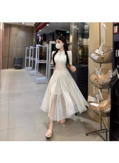 2023 Summer Chinese Style Qipao Dress Set for Women White Long - pzsku/ZBF9C615815DEB826A316Z/45/_/1732185629/5cd36851-eaf1-4b5d-bb4e-48252842de46