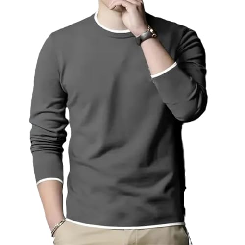 FASHA Men Full Sleeve Cotton T Shirt | 100% Pure Cotton Solid Round Neck Tee| Regular Fit Comfortable Soft Fabric T Shirt |Casual Wear, Office Wear, Gym Wear, Travel & College Outfit-PACK OF 1 - Image 1
