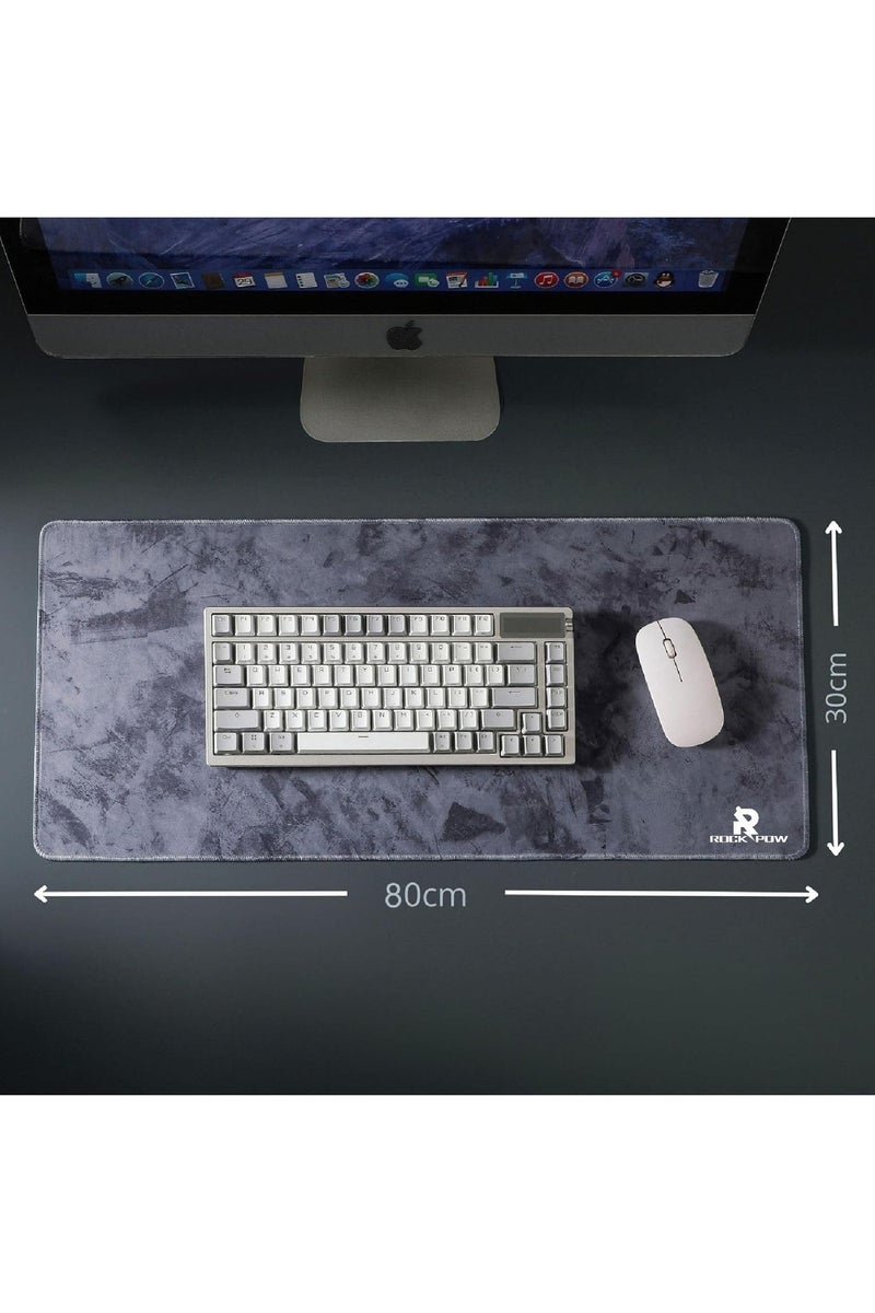 وسادة ماوس كبيرة ممتدة للألعاب بقاعدة مطاطية غير قابلة للانزلاق وسادة ماوس للمكتب ووسادة مكتب وسطح قماشي ناعم ووسادات ماوس للوحة المفاتيح لأجهزة الكمبيوتر (800 * 300 * 3 مم) - view 3