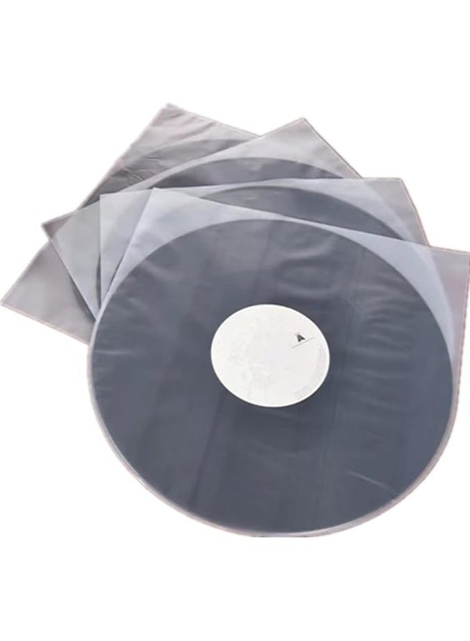 erorex 100 Sheets of Vinyl Record Inner Sleeves, Anti-Static Vinyl Record Cover, Round Bottom Protective Sleeves Covers for Albums - Image 3